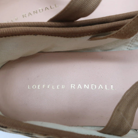 Loeffler Randall Leonie Soft Ballet Flats Leopard Print Velvet Size 9