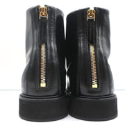 WANT Les Essentiels Derby Boots Menara Black Leather Size 41 Wedge Ankle Boots