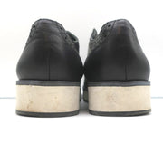 Rag & Bone Meli Flatform Brogues Black Perforated Leather Size 40