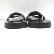 Ancient Greek Sandals Desmos Slides Black Leather Size 38