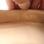 Gianvito Rossi Slingback Flats Anna Praline Leather Size 41 Pointed Toe NEW