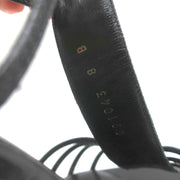 Gucci Tom Ford T-Strap Sandals Black Leather Size 8 Open Toe Heels