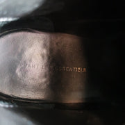 WANT Les Essentiels Derby Boots Menara Black Leather Size 41 Wedge Ankle Boots