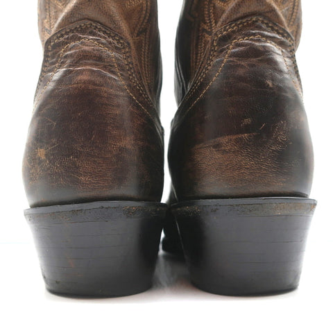 1883 by Lucchese Savannah Cowboy Boots Dark Brown Leather Size 11