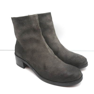Marsell Listo Ankle Boots Gray Suede Size 39 NEW