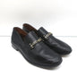 NewbarK Melanie Loafers Black Embossed Leather Size 7.5 Slip-On Flats