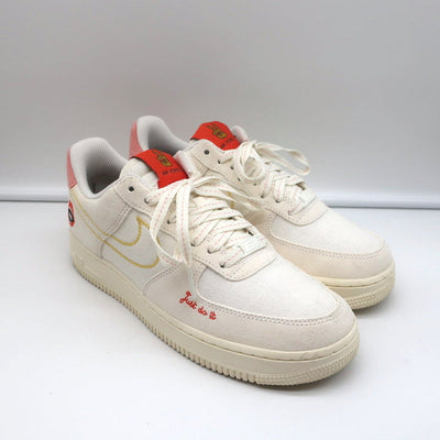 Nike Air Force 1 '07 Low Peace Rock N Roll Sneakers White Size 9 DQ7656-100