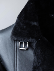 Women's Sheepskin Shearling Leather Jacket
