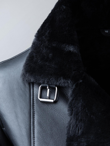 Women's Sheepskin Shearling Leather Jacket