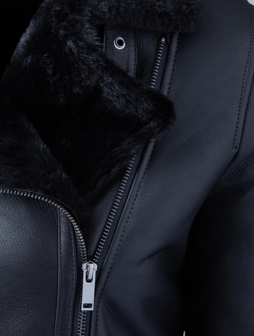 Women's Sheepskin Shearling Leather Jacket